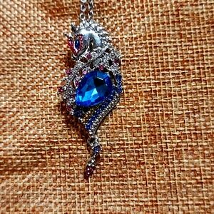 Unicorn tear drop Necklace